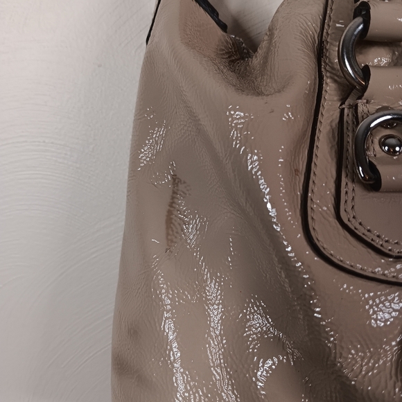 COACH project patent Leather cream Ashley F15455, 2011 millennial purse - Picture 4 of 16